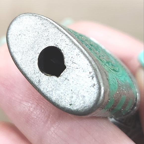 Anthropologie Antiqued Boho Faux Lock Ornament RARE - Picture 5 of 5